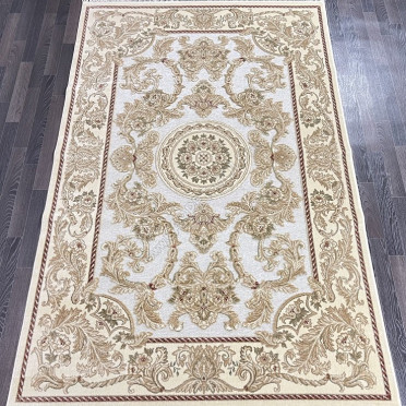 Ковер бельгийский 5054498440 KUNDUZ (Вискоза, кремовый)