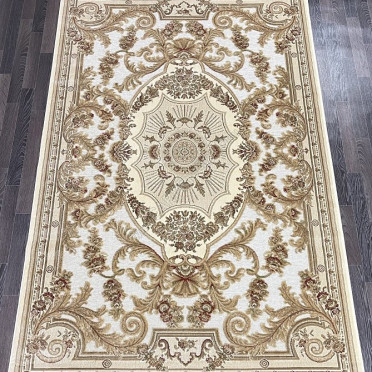 Ковер бельгийский 5107498440 KUNDUZ (Вискоза, кремовый)