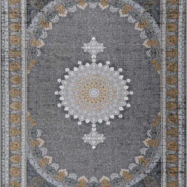 Иранский ковер Iran Mashad 1200 G287 (Акрил, серый)