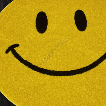 Российский ковер Меринос SMILE NC19 (Фризе, Желтый)