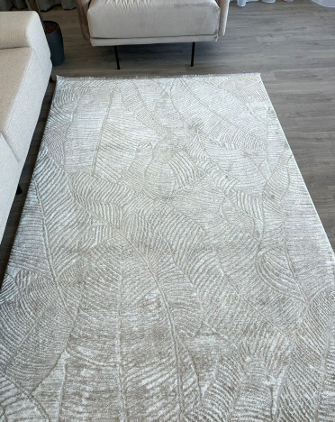 Ковер турецкий NP-425 Марсель (Полиэстер, бежевый)