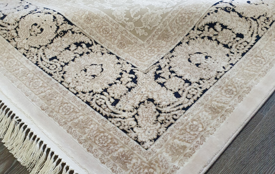 Турецкий ковер SHIMAL 9070D B.CREAM- B.BLUE