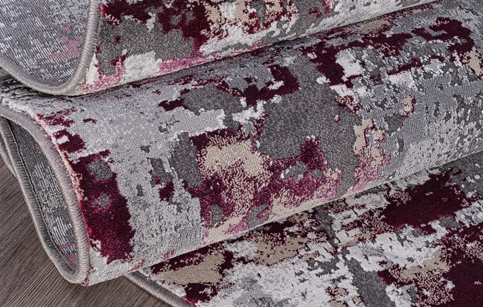Ковер 23319 - 950 GREY / PURPLE - Овал GRAND