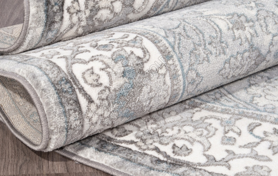 Ковер D741 - CREAM-GRAY - Овал - коллекция ATLANTIS