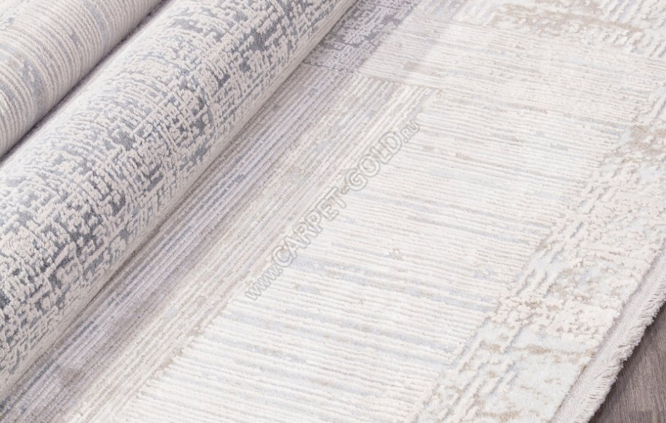 Ковер C558AC - BEIGE / GREY - Прямоугольник - коллекция PERLA