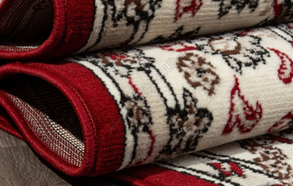 Ковер D412 - RED - Овал - коллекция GAVANA