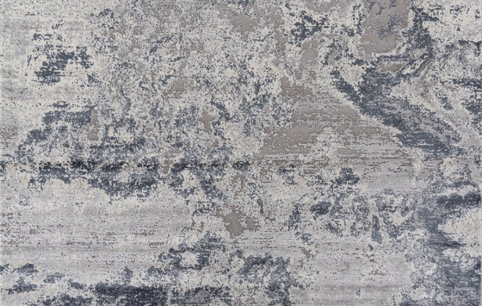 Ковер 00267 - GREY / BLUE - Прямоугольник - коллекция DUBAI