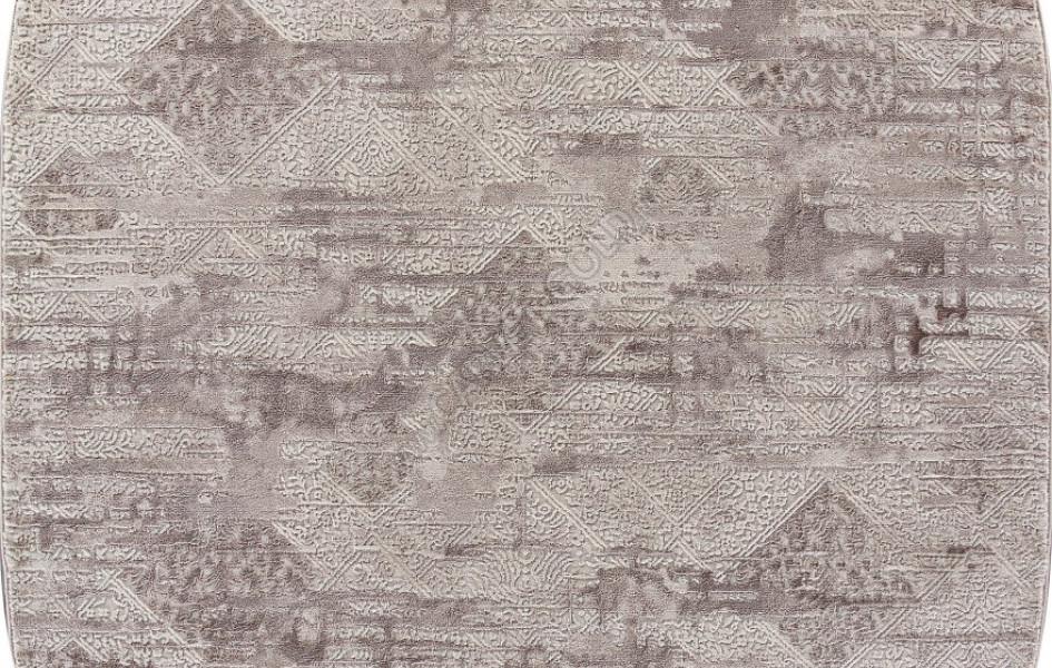 Ковер O2118 - 680 CREAM / BROWN - Овал - коллекция BRAND