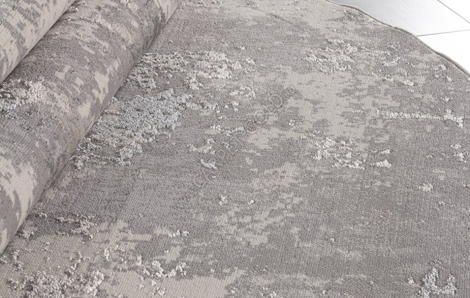 Ковер F477 - GRAY-BEIGE - Овал - коллекция LIMAN