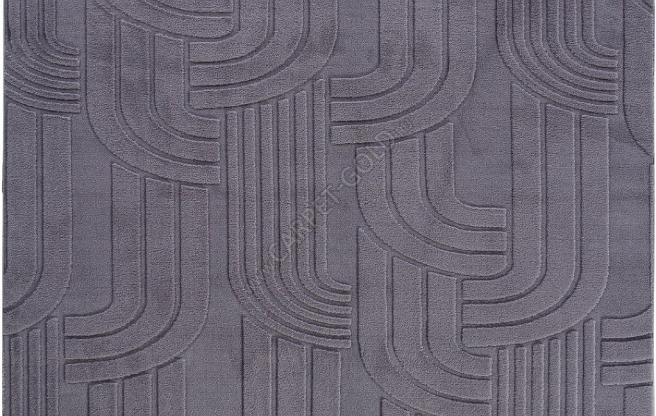 Ковер PX3004 - GRAY - Прямоугольник - коллекция AURA